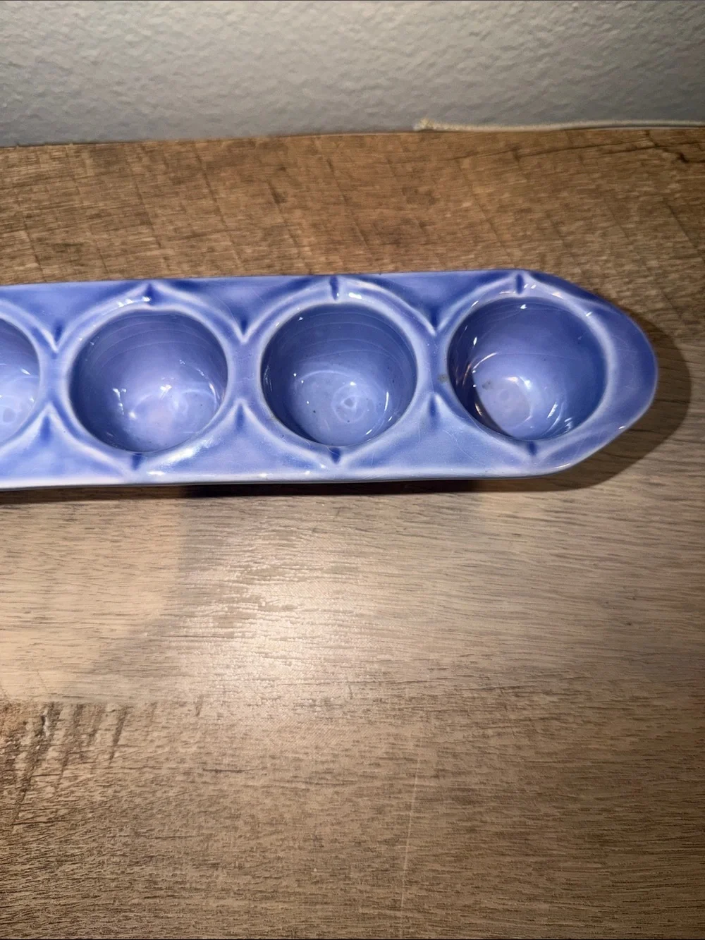 Blue Ceramic Egg Tray - Looks Like Anthropologie Old Havana